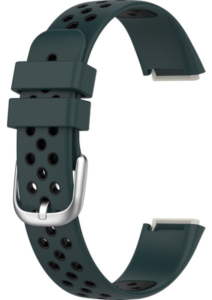 Fit Luxe Için Silikon Kayış Fitbit Luxe Zeytin Yeşili Siyah Için (Yurt Dışından)