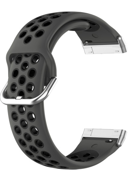 Silikon Saat Bandı Için Fit Versa 4 / Sense 2 Için Fitbit Versa 4 / Sense 2 Kömür Siyahı (Yurt Dışından)