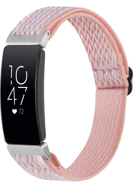 Fit Inspire Pembe Için Naylon Saat Bandı (Yurt Dışından)