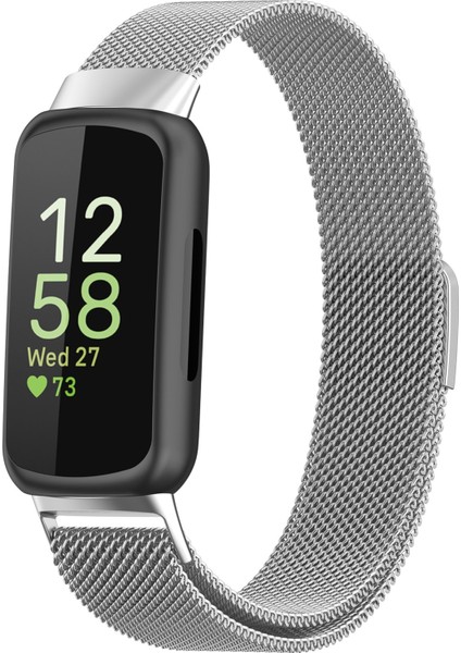 Fitbit Inspire 3 Gümüş Için Milanese Watch Band (Yurt Dışından)