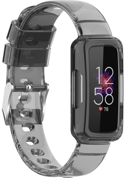 Fit Inspire 3 Şeffaf Siyah Için Watch Band (Yurt Dışından)