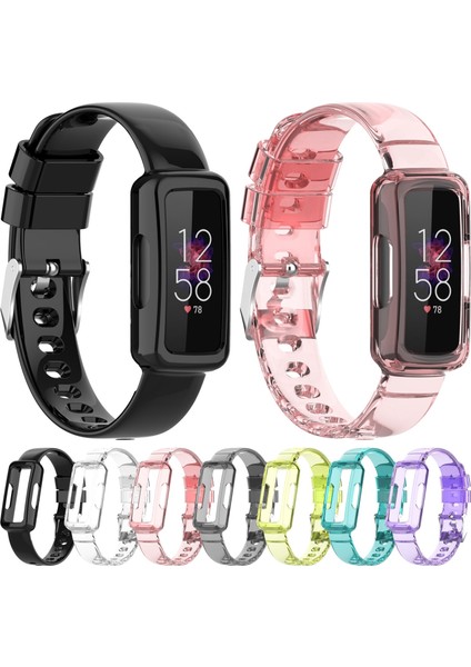 Fit Inspire 3 Şeffaf Siyah Için Watch Band (Yurt Dışından)
