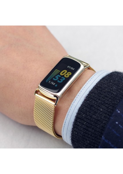 Fitbit Charge5 Gümüş Için Mijobs Manyetik Metal Saat Bandı (Yurt Dışından) fırsatları