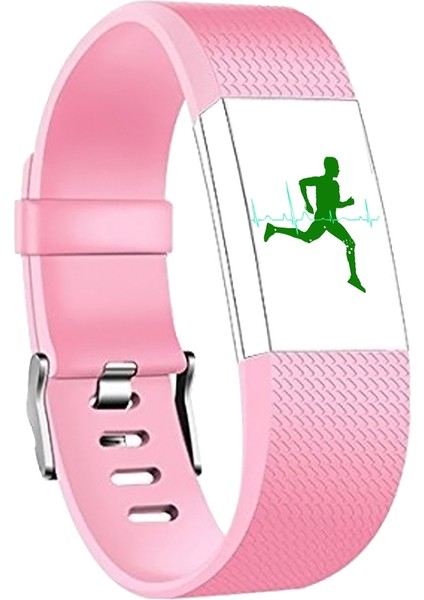 Fıt Charge 2 Için Kare Desenli Askı, 10.5x8.5cm Pembe (Yurt Dışından)