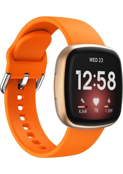 Fit Versa 3 Silikon Kordonlu Saat Turuncu (Yurt Dışından) modelleri