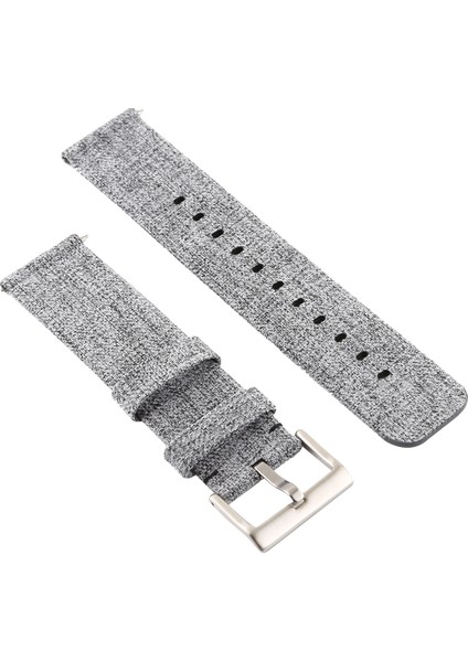 Fitbit Versa / Versa 2 Gri Için Basit Moda Kanvas Saat Kordonu (Yurt Dışından) fiyatları