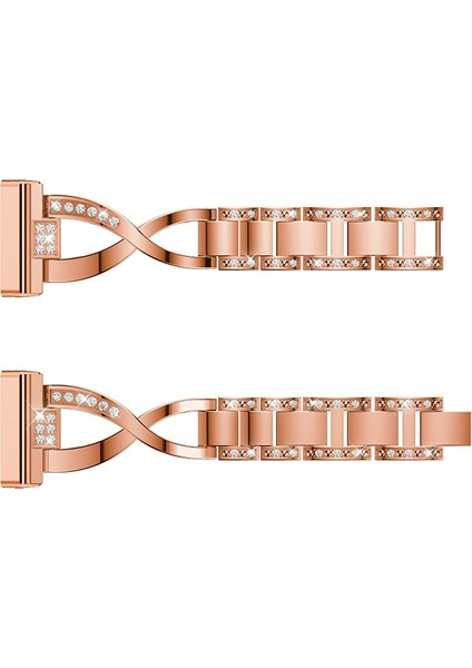 Fit Versa 3 / Sense Rose Gold Için Metal Saat Kordonu (Yurt Dışından) modelleri