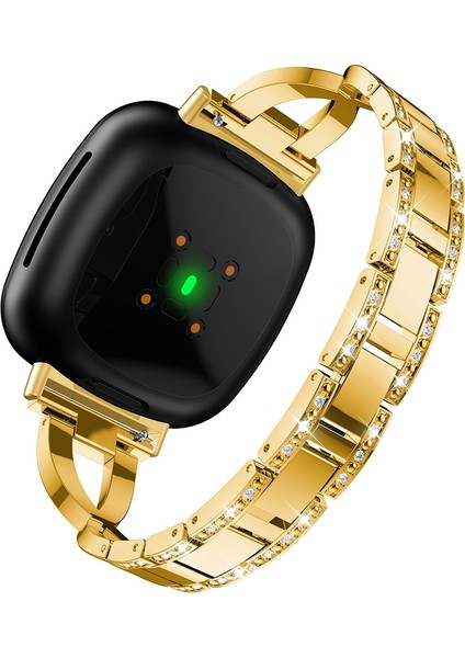 Fit Versa 3 / Sense Gold Için Metal Saat Kordonu (Yurt Dışından) fırsatları