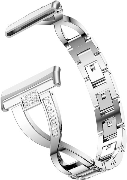 Fit Versa 3 / Sense Silver Için Metal Saat Kordonu (Yurt Dışından) fiyatları
