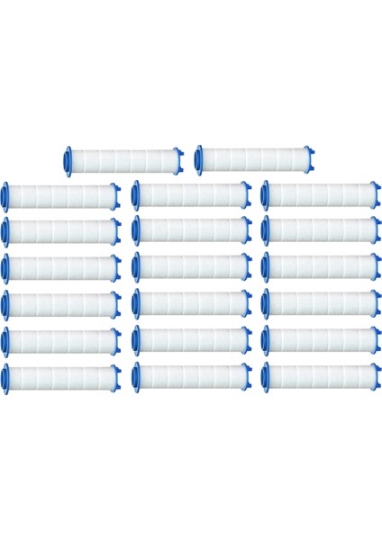 Sert Su Için 20PCS Yedek Duş Filtresi - Klor ve Florürü Gidermek Için Yüksek Çıkışlı Duş Suyu Filtresi (Yurt Dışından)