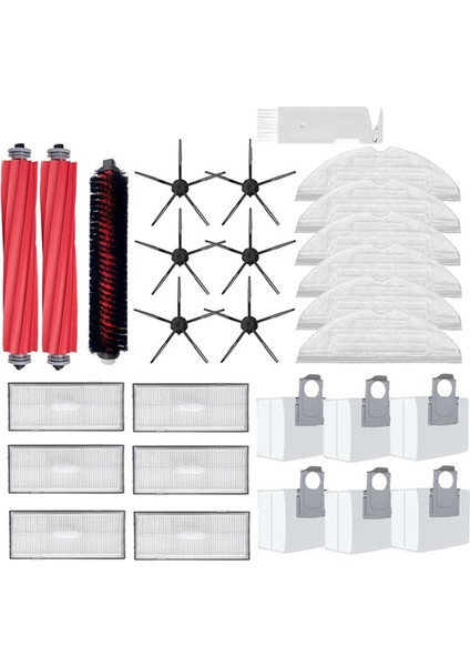 S7 Maxv Plus / S7 Maxv Ultra / G10S Pro / T8PLUS Hepa Filtre Toz Torbası Temizleme Vakum Parçaları Için (Yurt Dışından)