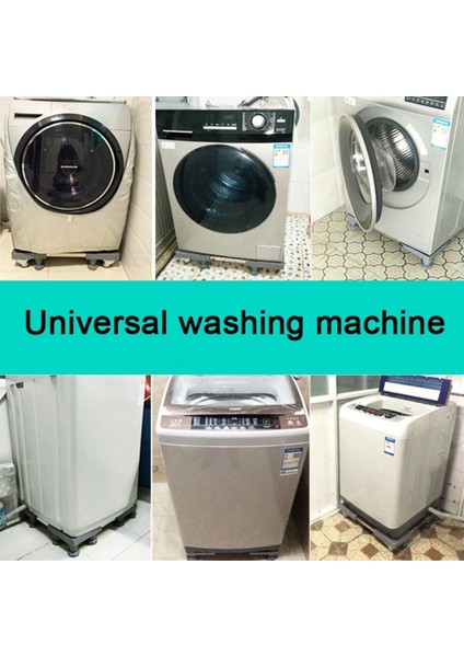 Çamaşır Makinesi Standı Üniversal Mobil Taban Anti- Kurutucu Buzdolabı Için Tekerlekli Mobil Ayarlanabilir Taban (Yurt Dışından) modelleri