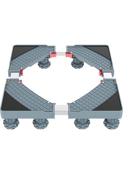 Çamaşır Makinesi Standı Ayarlanabilir Anti- Çamaşır Makinesi Için Mobil Taban Desteği Taşınabilir Banyo Aksesuarları (Yurt Dışından)