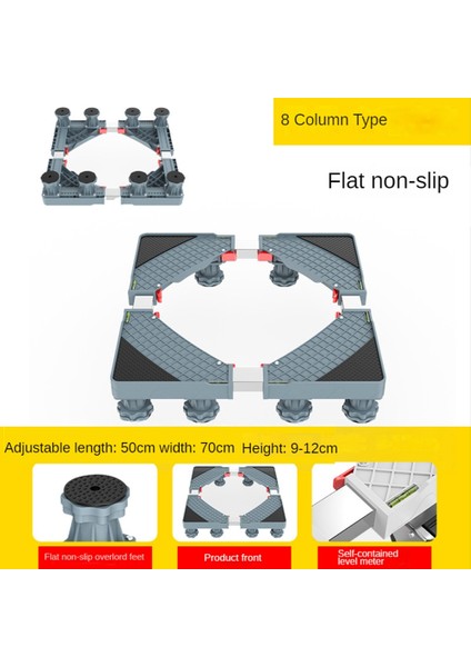Çamaşır Makinesi Standı Ayarlanabilir Anti- Çamaşır Makinesi Için Mobil Taban Desteği Taşınabilir Banyo Aksesuarları (Yurt Dışından) fiyatları