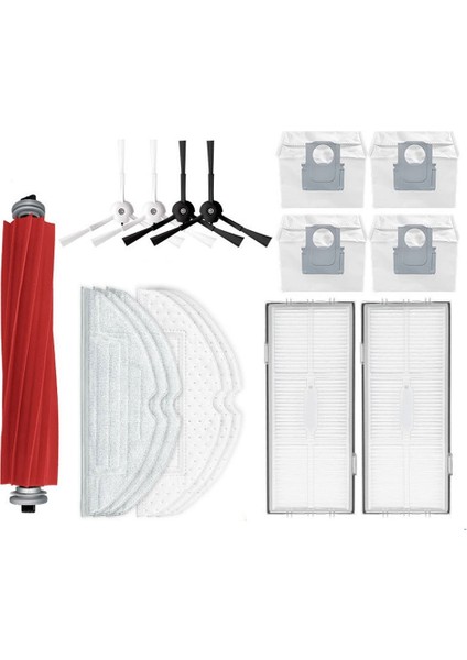 G10S / G10S Pro Robot Süpürgesi S7 Maxv Ultra T8PLUS Toz Torbası Ana Fırça Yan Fırça Için Filtre Paspas Bezi (Yurt Dışından)
