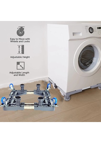 Çamaşır Makinesi Standı Üniversal Mobil Taban Anti- Kurutucu Buzdolabı Için Tekerlekli Mobil Ayarlanabilir Taban (Yurt Dışından) fırsatları