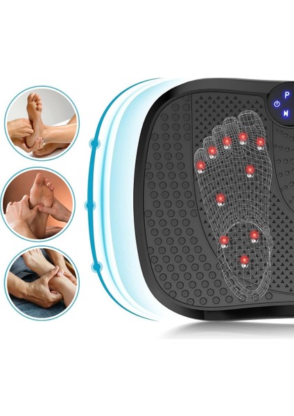 Vibro Vibration Plate Egzersiz ve Titreşimli Basen Karın Kol Bacak Spor Aleti