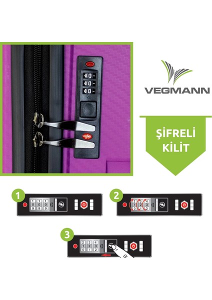 Polipropilen (Pp) Atlas Violet Kabin Boy Valiz indirimleri