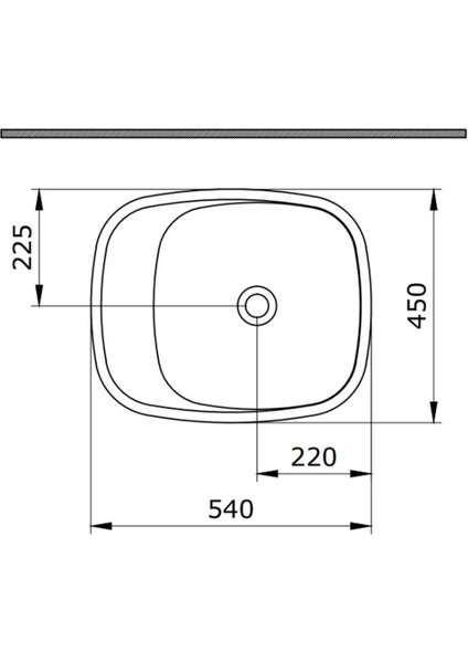 Bocchi Fenice Çanak Lavabo 54 Cm- Batarya Deliksiz Parlak Beyaz modelleri