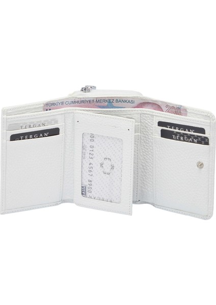 Beyaz Hakiki Deri Kadın Cüzdan - S1CB00005798-B69 fiyatları