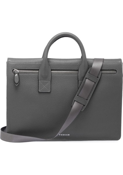 Gri Deri Unisex Evrak Çantası - S1EV00021247-G35 Gri modelleri