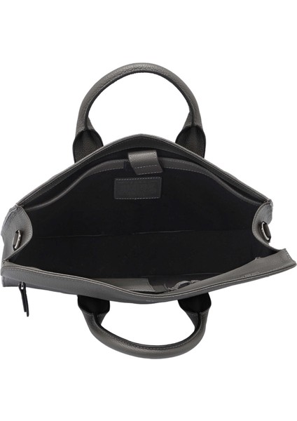 Gri Deri Unisex Evrak Çantası - S1EV00021247-G35 Gri fırsatları