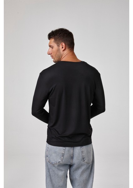 Erkek Uzun Kollu V Yaka T-Shirt fiyatları