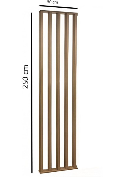 50CM x 250CM Ahşap Çıtalı Paravan Oda Ayırıcı Seperatör Duvar Dekor 50CM x 250 cm modelleri