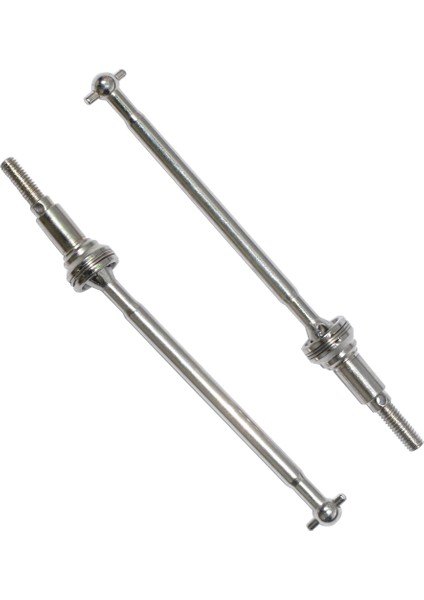 2 Adet Metal Ön Tahrik Mili Cvd 55-WJ01 9155 9156 Xinlehong 9155 9156 1/12 Rc Araba Yedek Parçaları (Yurt Dışından)