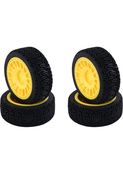 68MM 1/10 Rc Araba Yarışı Lastikleri Yolda Touring Drift Araba Lastiği Tekerlekler TT01 TT02 TT02B XV01 TA06 Ptg-2, Sarı (Yurt Dışından)