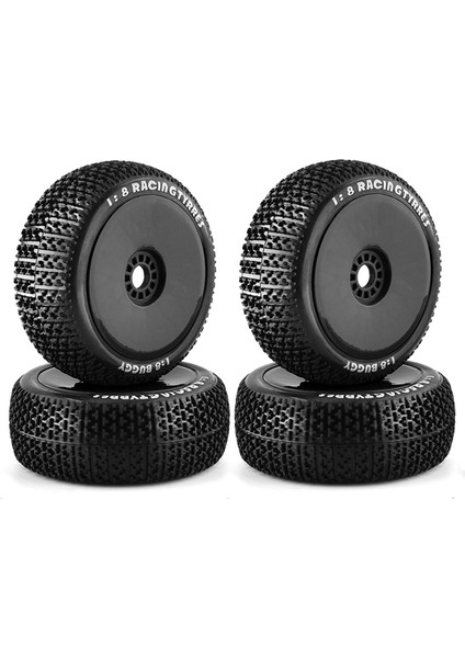 116MM 1/8 Ölçekli Rc Lastikler 17MM Hex Rc Tekerlek ve Lastik Arrma Redcat Ekibi Vrx Hobao, 2 (Yurt Dışından)