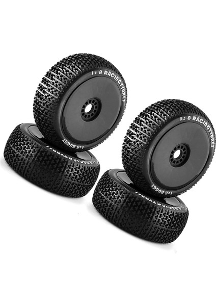 116MM 1/8 Ölçekli Rc Lastikler 17MM Hex Rc Tekerlek ve Lastik Arrma Redcat Ekibi Vrx Hobao, 2 (Yurt Dışından)