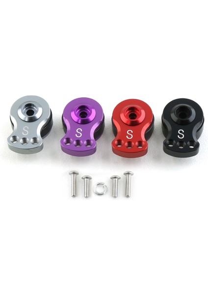 Metal 25 T Ayarlanabilir Servo Koruyucu Kol Boynuz-4 Eksenel SCX10 1/10 Rc Arabalar Helikopter Model Tekne Parçaları, 6 (Yurt Dışından)
