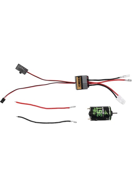320A Esc + 540 Fırçalı Motor 35T 1/10 Rc Araba Eksenel SCX10 90046 Trx4 D90 Redcat,3 (Yurt Dışından)