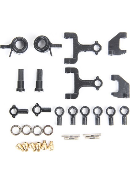 Metal Üst ve Alt Salıncak Kolu Direksiyon Kupası Hex Adaptör Seti D12 D42 1/10 Rc Araba Yükseltme Parçaları Yedek Aksesuarlar (Yurt Dışından)