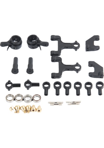 Metal Üst ve Alt Salıncak Kolu Direksiyon Kupası Hex Adaptör Seti D12 D42 1/10 Rc Araba Yükseltme Parçaları Yedek Aksesuarlar (Yurt Dışından)
