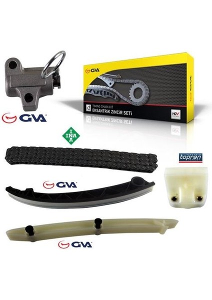 59C9010 Eksantrik Zincir Kiti Seti Astra G-H 1.2-1.4-Corsa C-D 1.0-1.2-1.4 Z12XEP-Z14XEP-X12XE-Z12XE 6606027