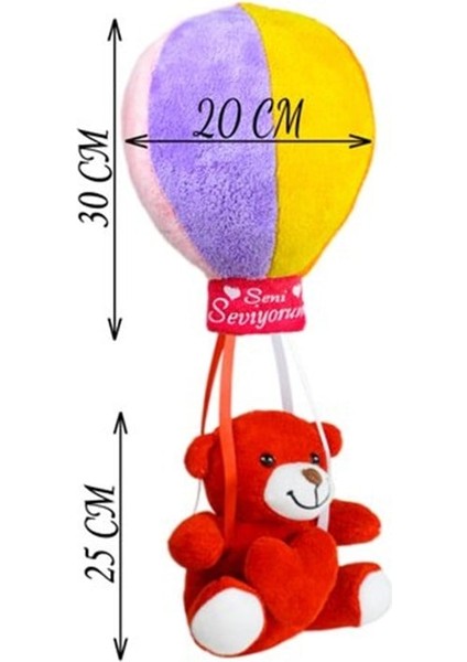 Peluşçu Dayı Rengarenk Uçan Balonlu Ayıcık fiyatları