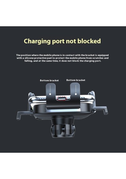 Vantuzlu Araba Cep Telefonu Tutucusu Hava Deliği Evrensel Araba Navigatörü Yatay ve Dikey (Yurt Dışından)