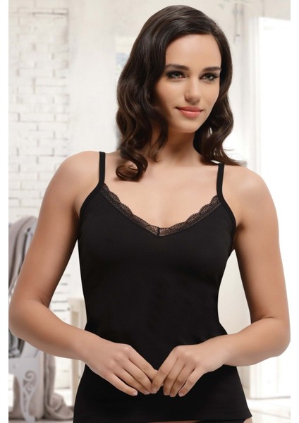 0749 Dantelli Atlet Siyah L