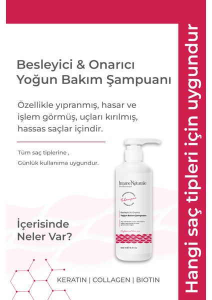 Yoğun Bakım Şampuanı 500 ml