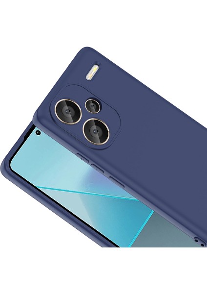 Xiaomi Redmi Note 13 Pro Plus 5g Kılıf Mara Lansman Soft Silikon Içi Kadife Lacivert modelleri