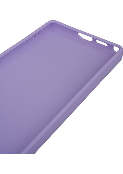 Samsung Galaxy S25 Ultra Kılıf Biye Mat Lüx Silikon Lila modelleri