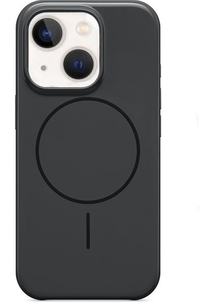 Apple iPhone 15 Kılıf Magsafeli Sert Mika Baets Kapak Siyah