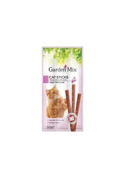 Garden Mix Kedi Ödül Sticks Set