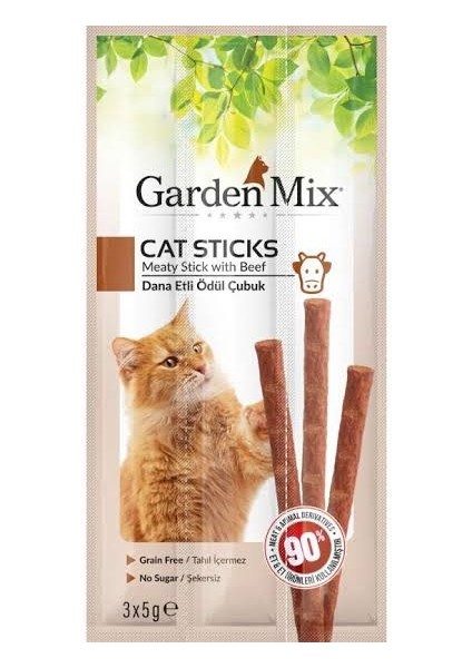 Garden Mix Kedi Ödül Sticks Set