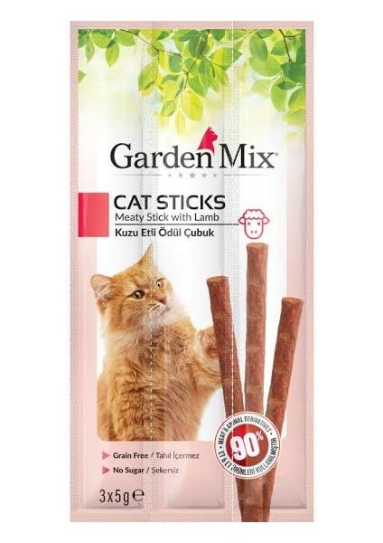 Garden Mix Kedi Ödül Sticks Set