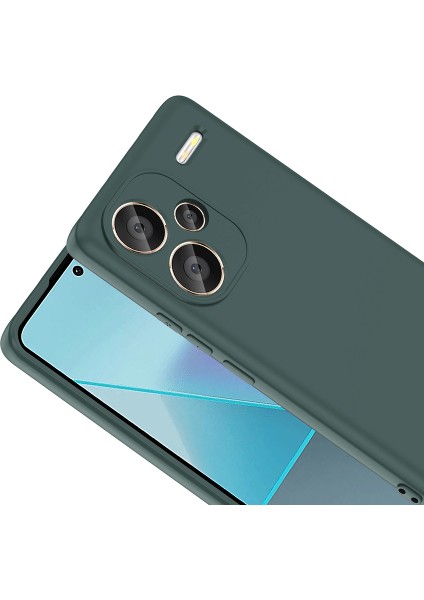 Xiaomi Redmi Note 13 Pro Plus 5g Kılıf Mara Lansman Soft Silikon Içi Kadife Koyu Yeşil modelleri