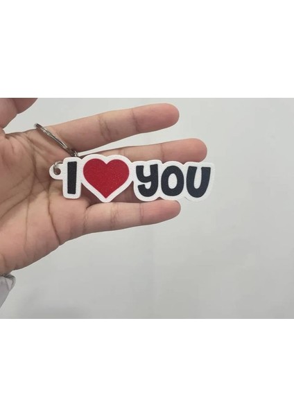 I Love You Anahtarlık - Aşk Anahtarlık