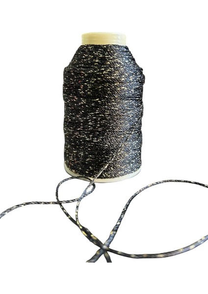 Özel Siyah Altın Simli İp, Oya, Şal, Dantel, Örgü İpi 100 gr modelleri